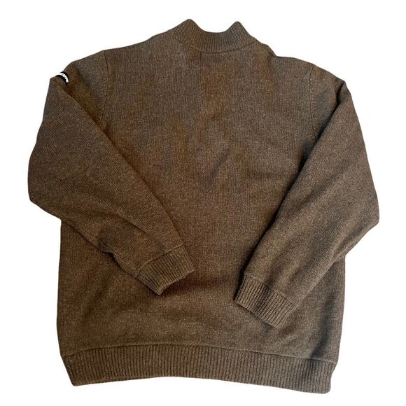 Guide Series Lined Wool Full Zip Windstopper Sweater Jacket Green Mens XLT - Picture 2 of 7